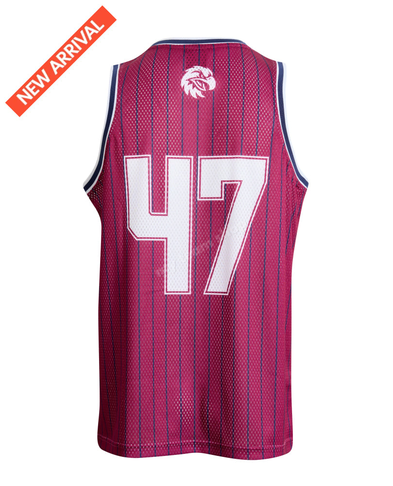 MANLY SEA EAGLES NRL ADULT BASKETBALL SINGLET NRL Basketball Singlet