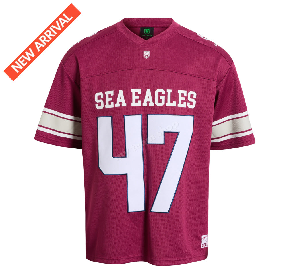 MANLY SEA EAGLES NRL GRIDIRON MESH JERSEY NRL Gridiron Jersey