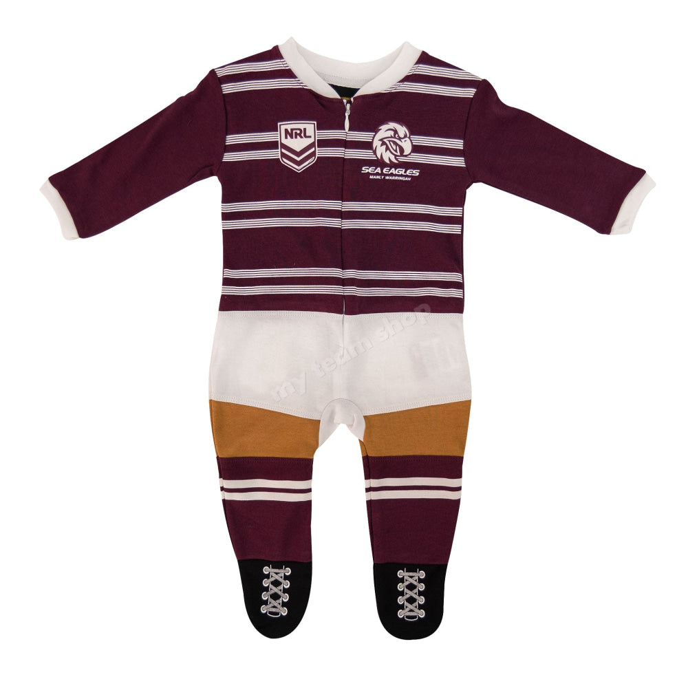 MANLY SEA EAGLES NRL INFANT FOOTYSUIT Infant Footysuit