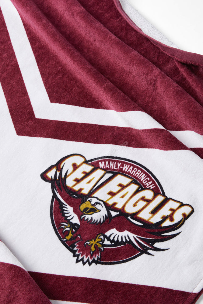 Manly Sea Eagles Nrl Retro Towel Beach Towel