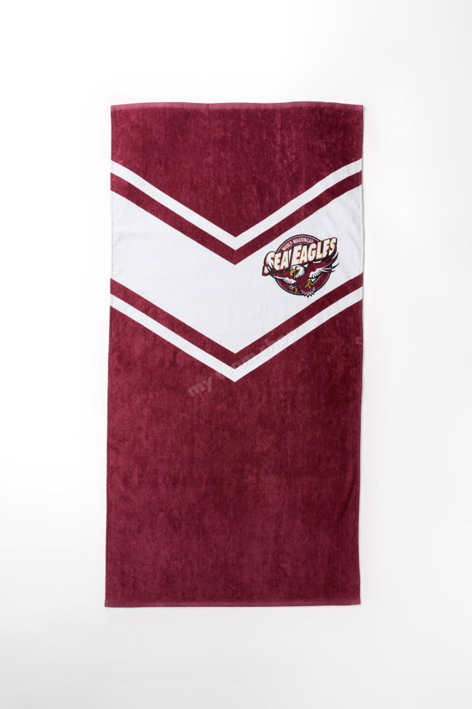 Manly Sea Eagles Nrl Retro Towel Beach Towel