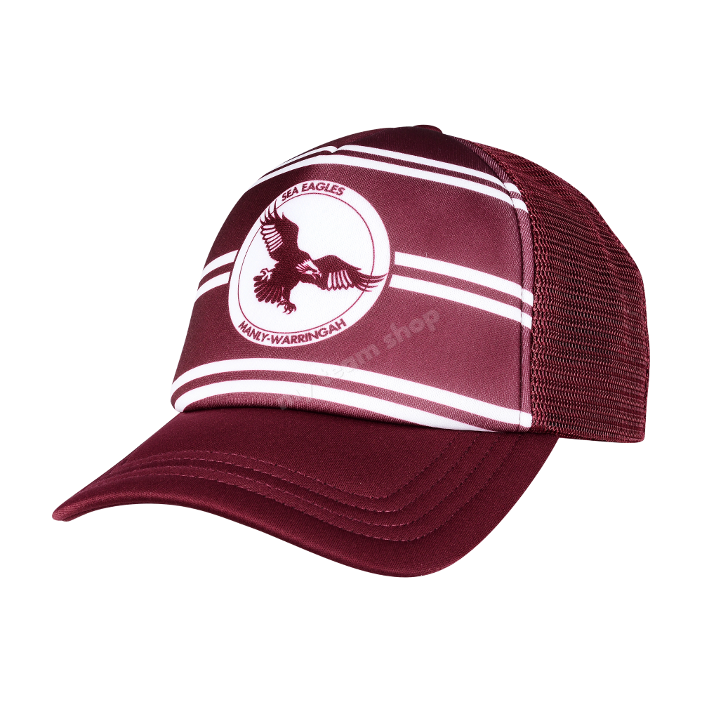MANLY SEA EAGLES NRL RETRO TRUCKER CAP NRL headwear