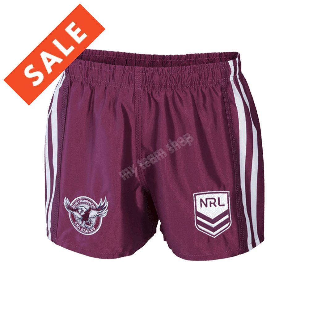 Manly Sea Eagles NRL Supporter Shorts Apparel