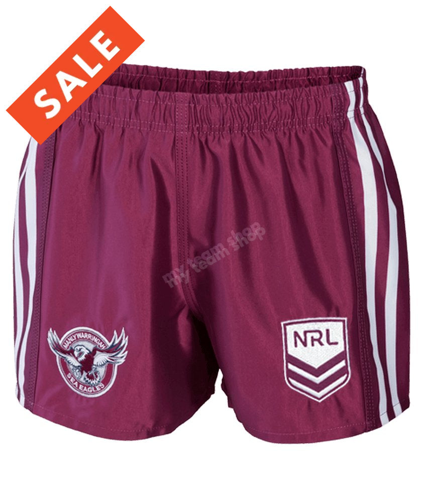 Manly Sea Eagles NRL Supporter Shorts Apparel