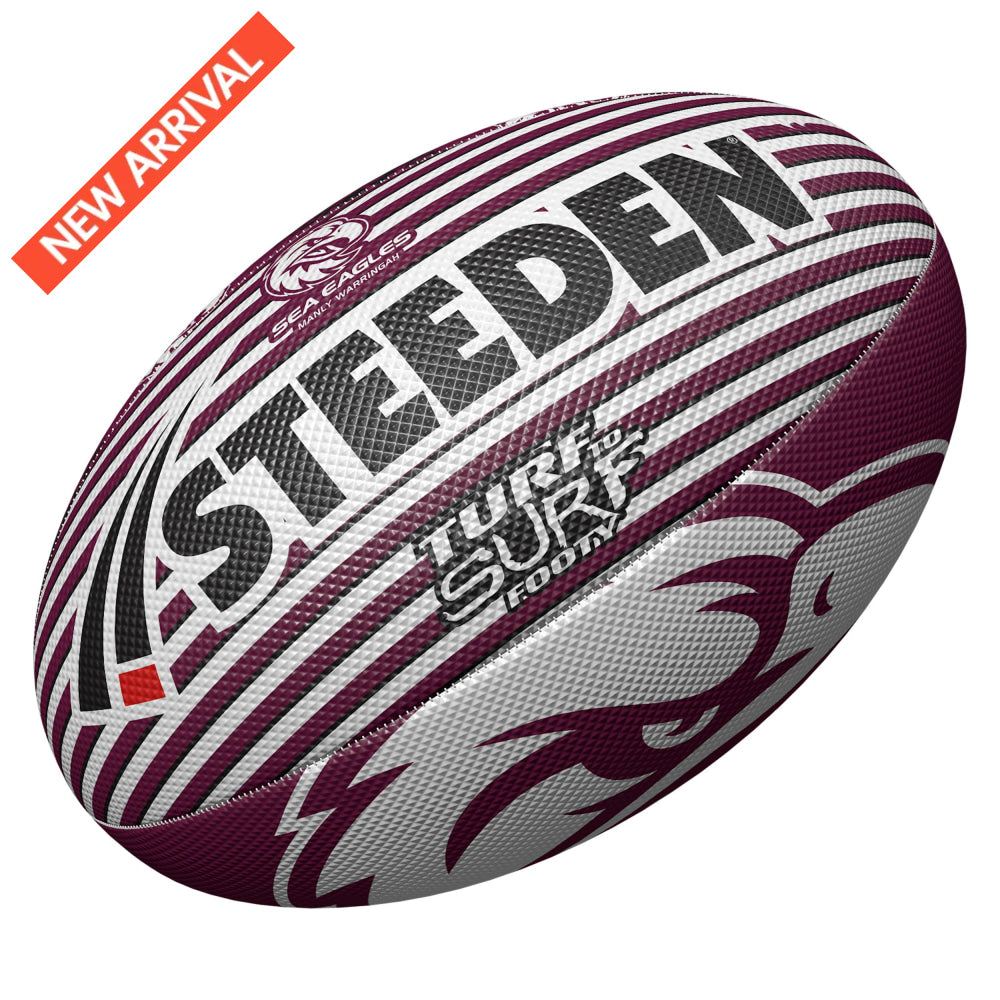 MANLY SEA EAGLES ’TURF TO SURF’ NRL BEACH FOOTY NRL Football