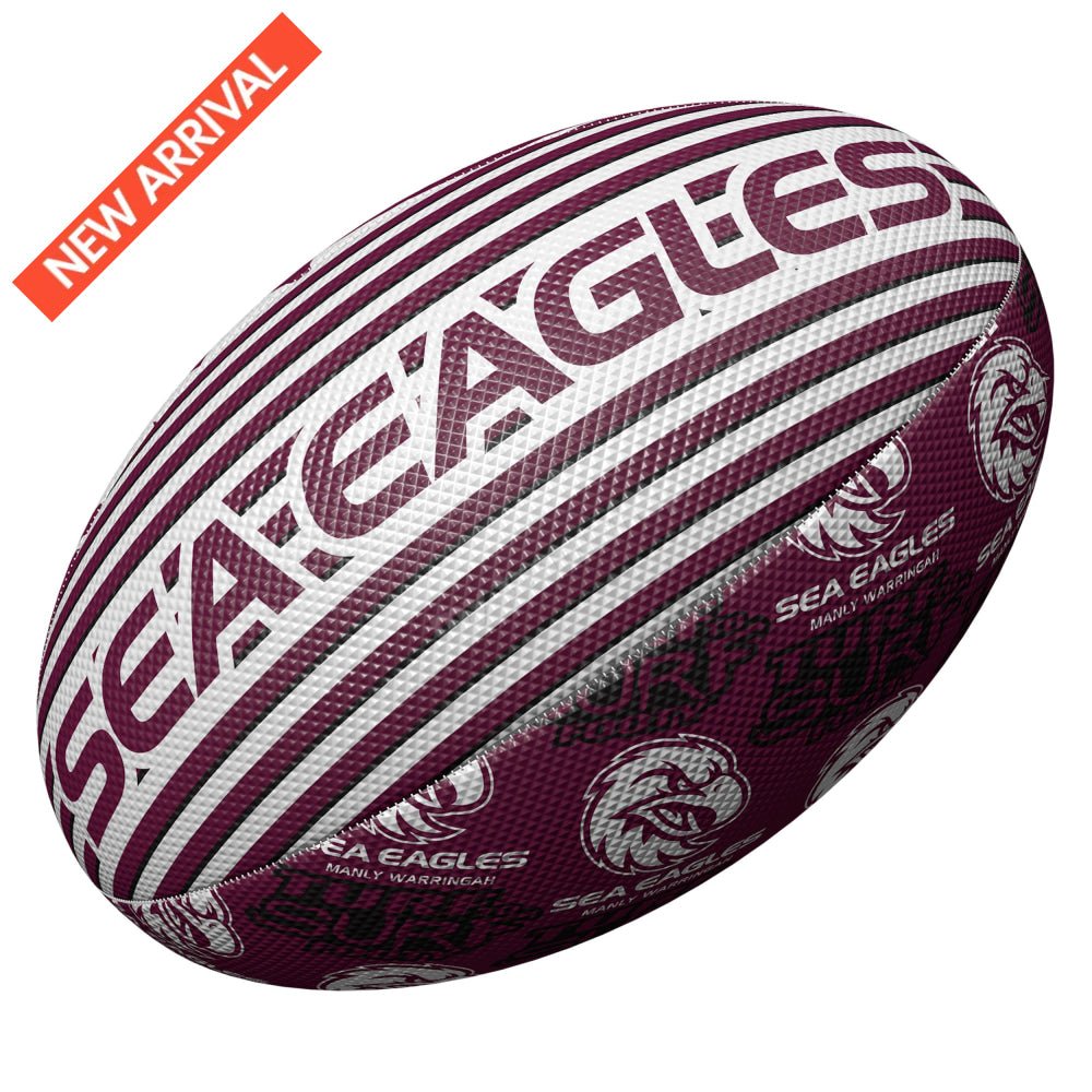 MANLY SEA EAGLES ’TURF TO SURF’ NRL BEACH FOOTY NRL Football