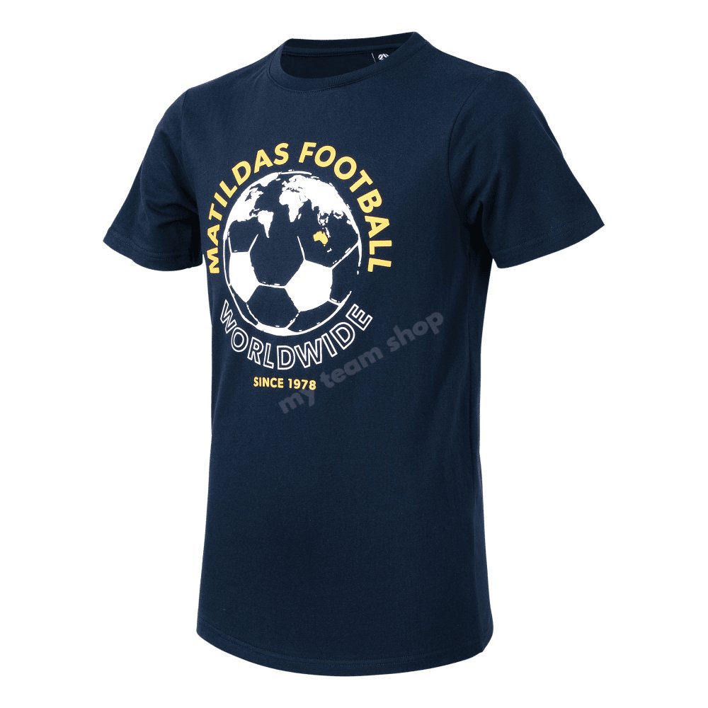 Matildas Football Youth Navy Tee