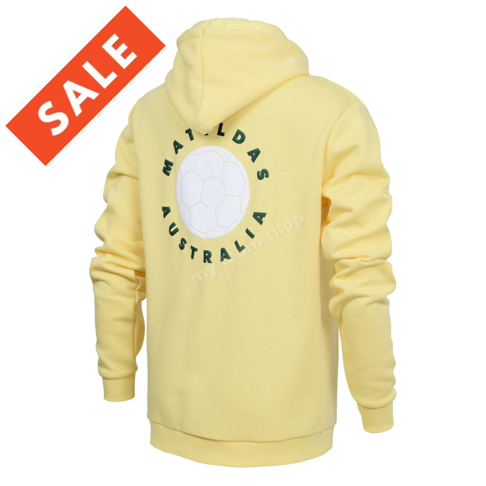 Matildas Womens Gold Puff Print Hoodie