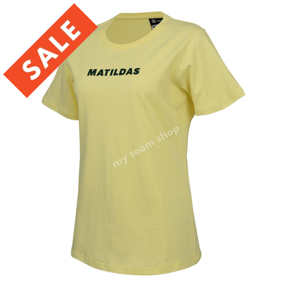 Matildas Womens Gold Puff Print Tee Tee