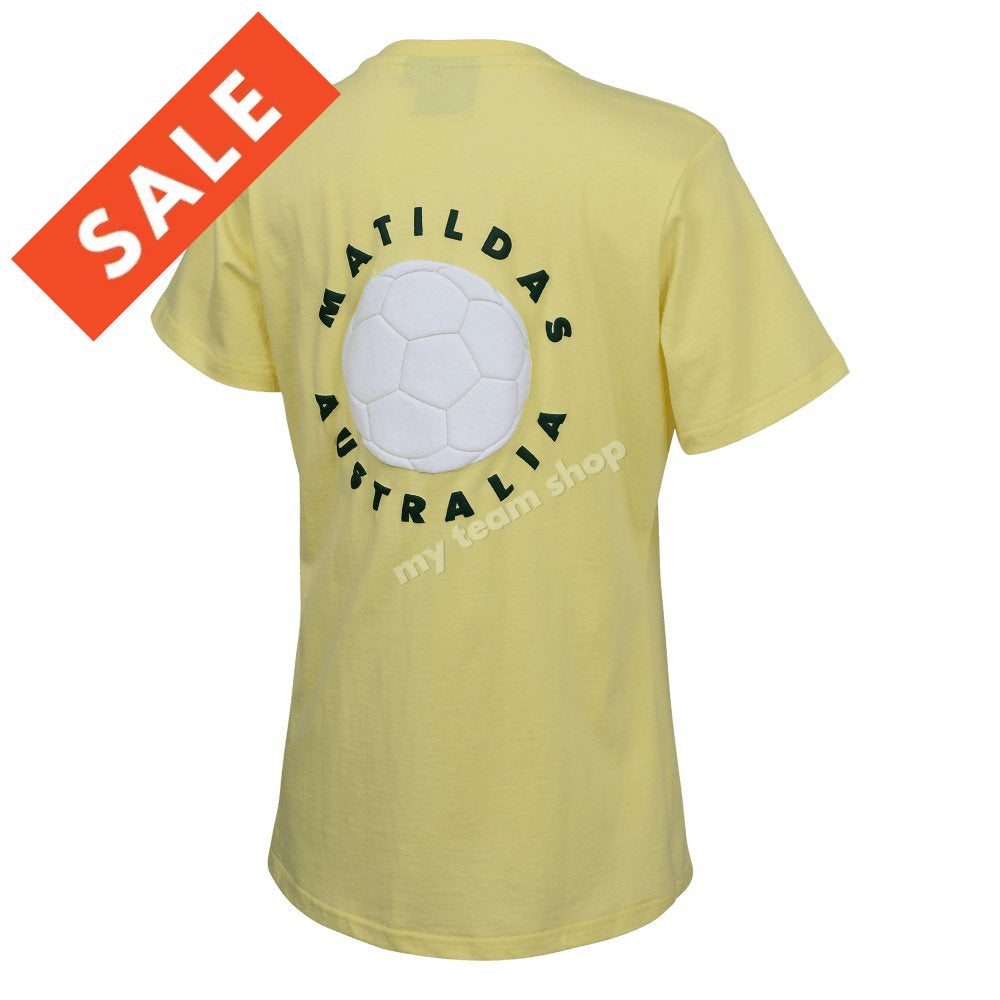 Matildas Womens Gold Puff Print Tee Tee