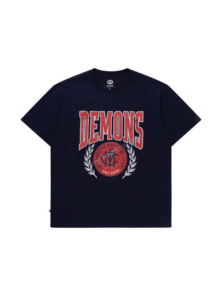 Melbourne Demons Afl Mens Graphic Tee Graphic Tee