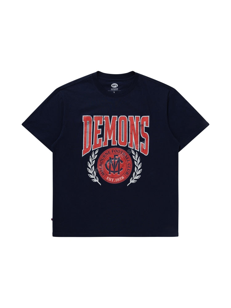 Melbourne Demons Afl Mens Graphic Tee Graphic Tee