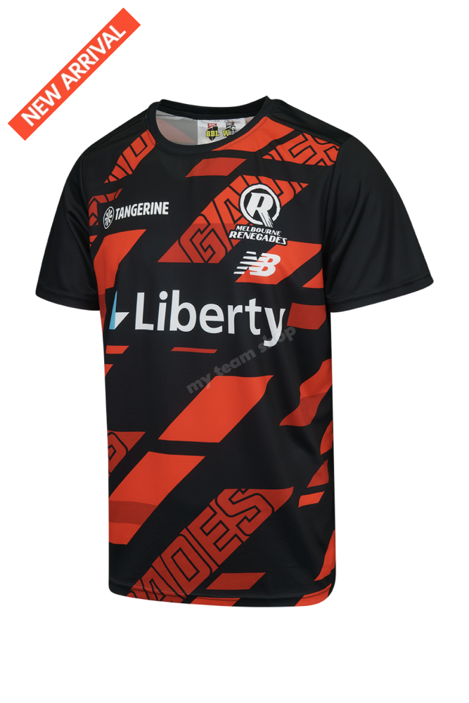 MELBOURNE RENEGADES 2025/2026 BBL TRAINING TEE CRICKET TEE