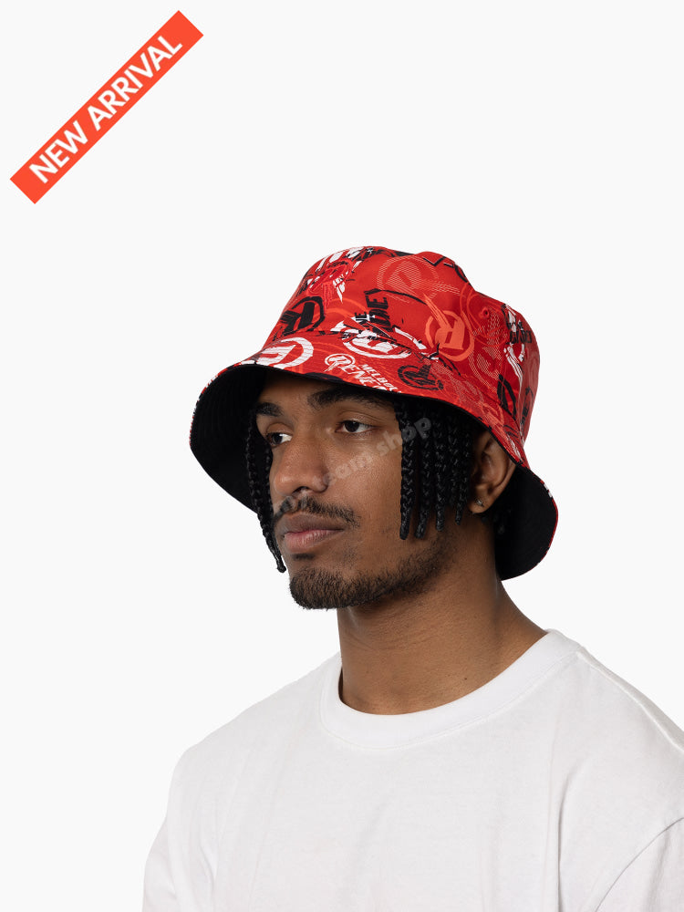 MELBOURNE RENEGADES BBL REVERSIBLE BUCKET HAT L/XL CRICKET Headwear