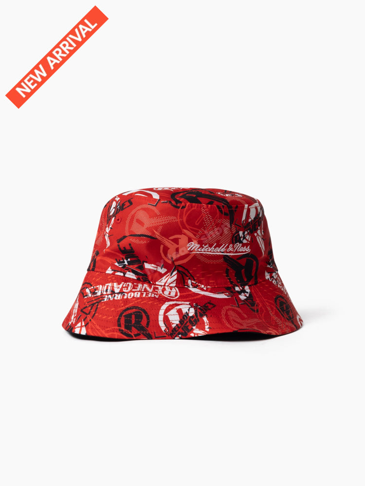MELBOURNE RENEGADES BBL REVERSIBLE BUCKET HAT L/XL CRICKET Headwear