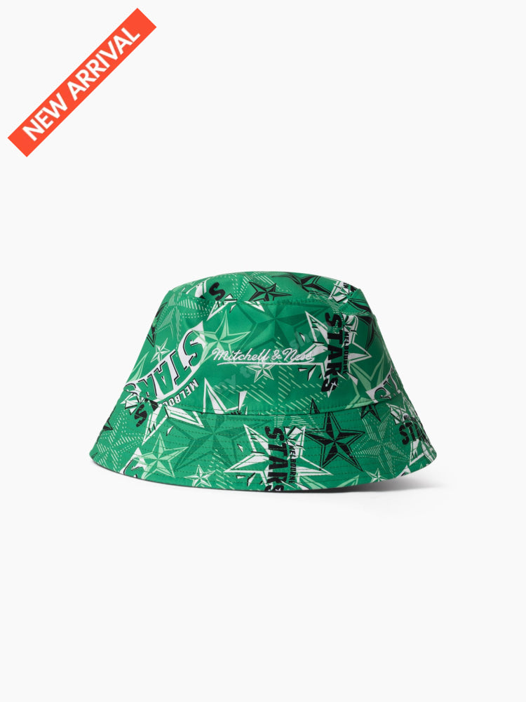 MELBOURNE STARS BBL REVERSIBLE BUCKET HAT L/XL CRICKET Headwear