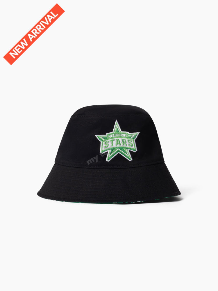 MELBOURNE STARS BBL REVERSIBLE BUCKET HAT L/XL CRICKET Headwear