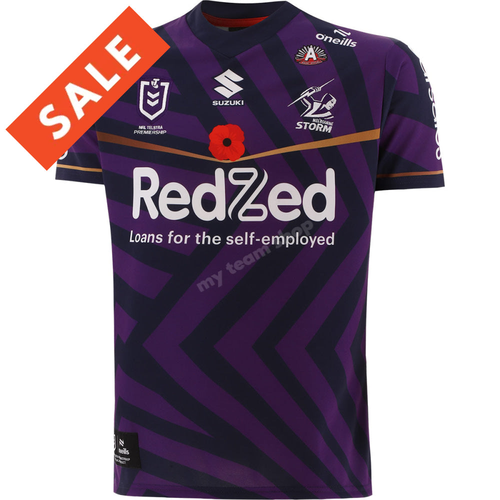 Melbourne Storm 2024 Nrl Anzac Jersey Replica Jersey