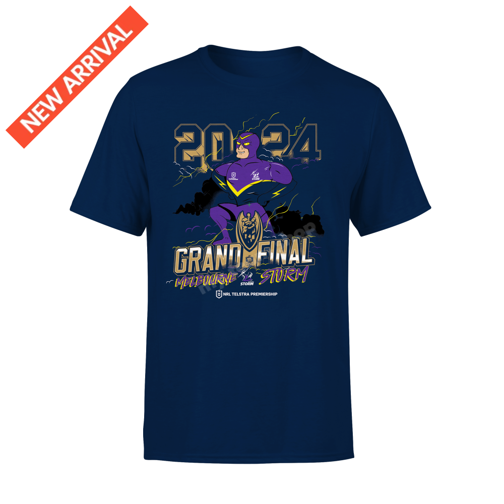 2024 NRL GRAND FINAL TEE Tagged "Melbourne storm" My Team Shop