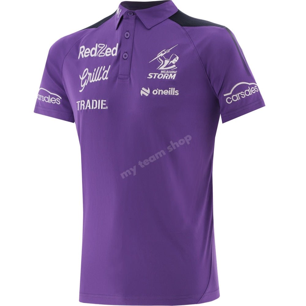 Melbourne Storm 2024 Nrl Mens Media Polo Media Polo