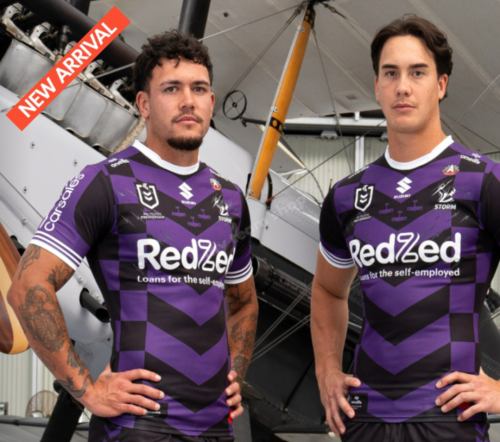 MELBOURNE STORM 2025 NRL ANZAC JERSEY NRL Replica Jersey
