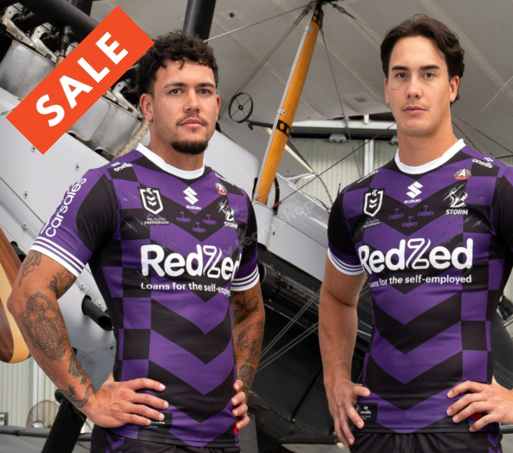 MELBOURNE STORM 2025 NRL ANZAC JERSEY NRL Replica Jersey