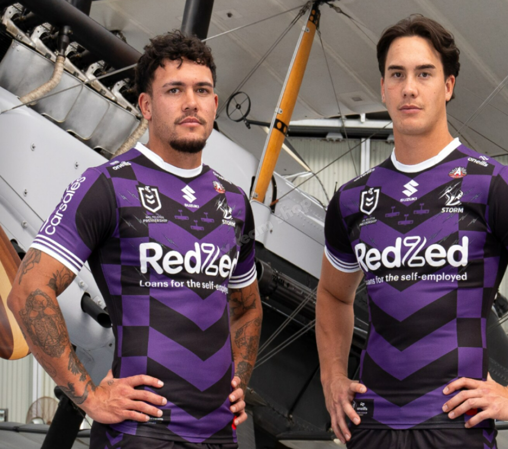 MELBOURNE STORM 2025 NRL ANZAC JERSEY NRL Replica Jersey