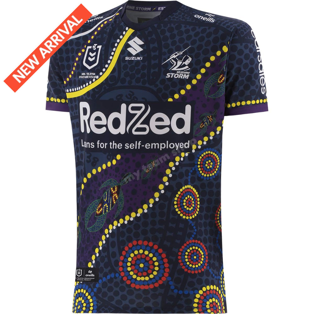 MELBOURNE STORM 2025 NRL INDIGENOUS JERSEY NRL Replica Jersey