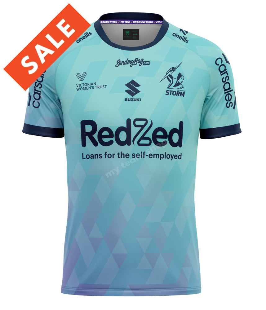 MELBOURNE STORM 2025 NRL WOMENS IN LEAGUE TEE - WOMENS NRL Women in League Tee