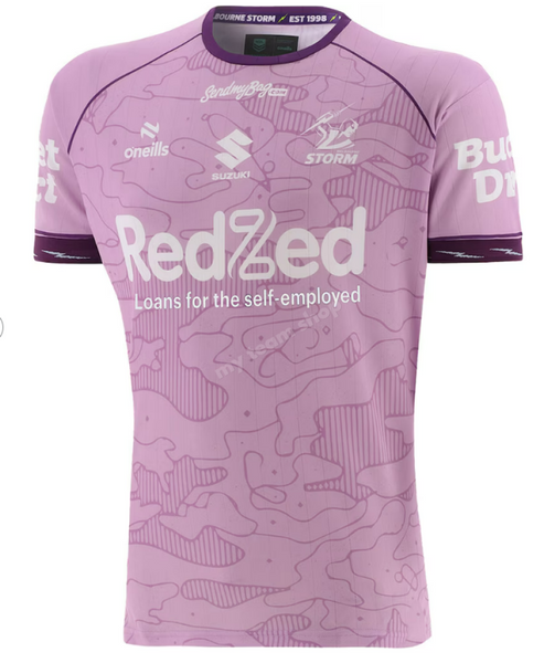 Melbourne Storm 2026 NRL Lilac Training Tee | My Team Shop