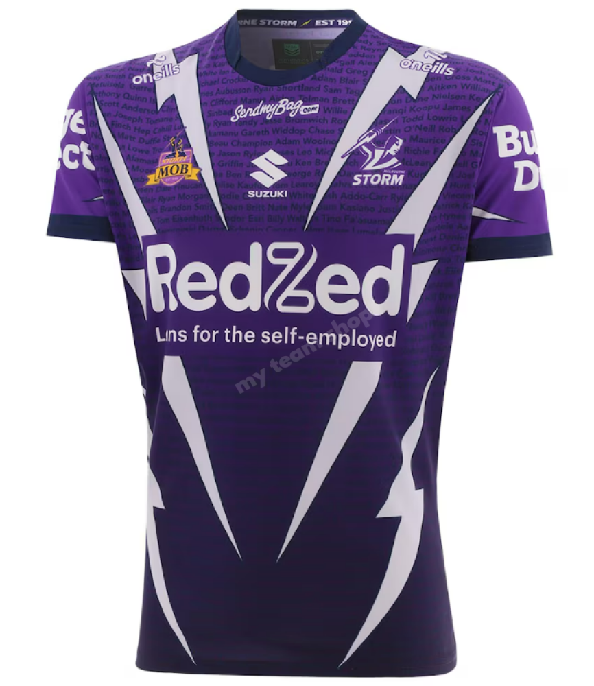 Melbourne Storm 2026 NRL Warm Up Tee | My Team Shop