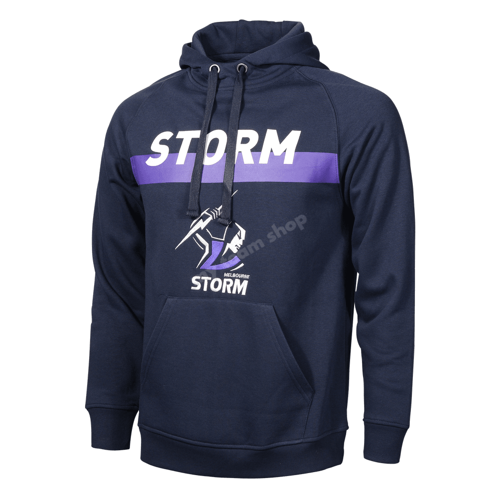 Melbourne Storm Men's NRL Fleece Hoodie Apparel