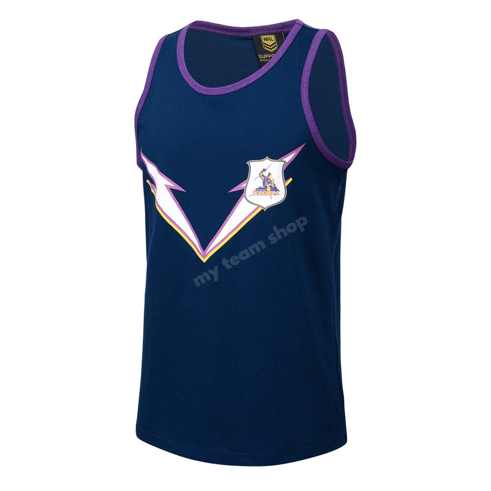 Official Melbourne Storm Men's NRL Retro Singlet 