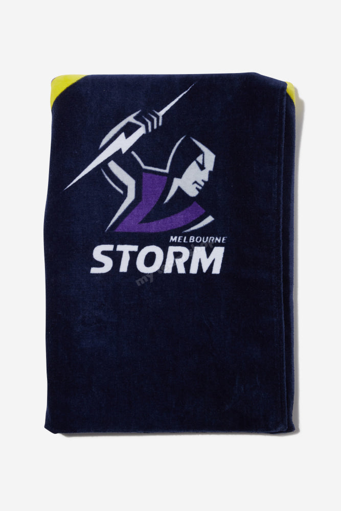 Melbourne Storm NRL Beach Towel Beach Towel