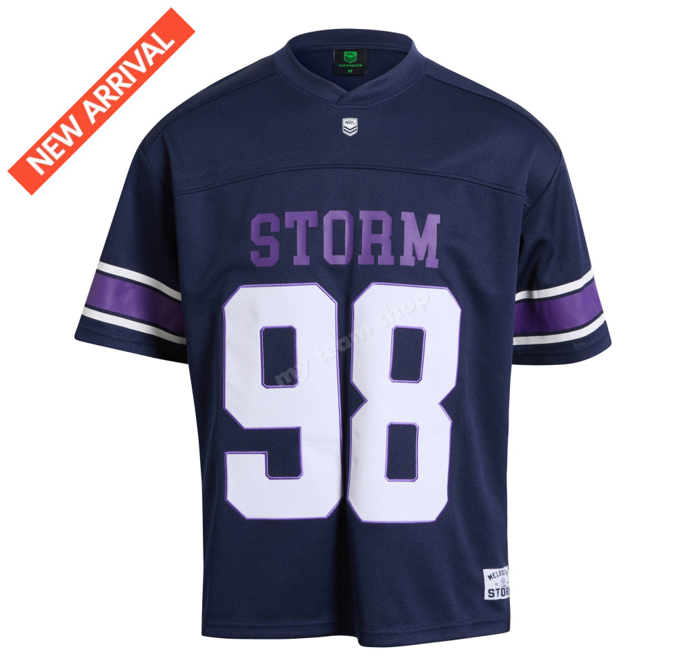 MELBOURNE STORM NRL GRIDIRON MESH JERSEY NRL Gridiron Jersey