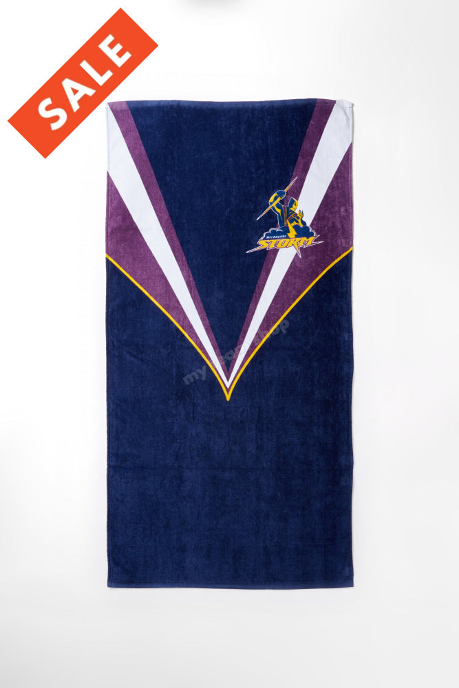 Melbourne Storm Nrl Retro Towel Beach Towel