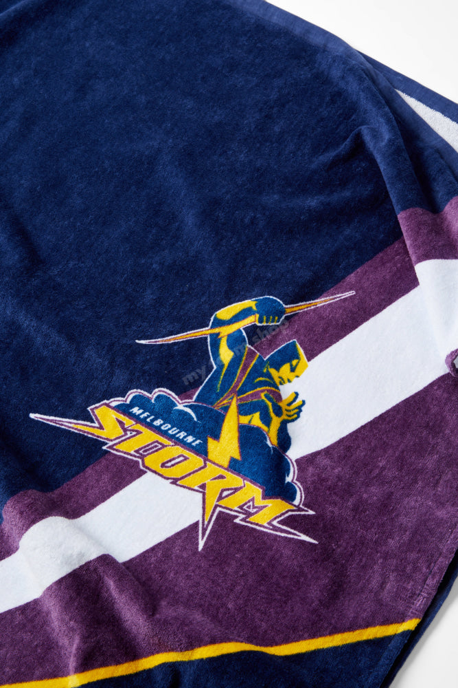 Melbourne Storm Nrl Retro Towel Beach Towel