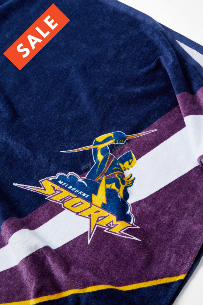 Melbourne Storm Nrl Retro Towel Beach Towel
