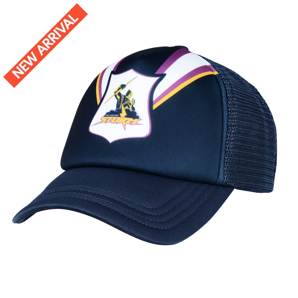 MELBOURNE STORM NRL RETRO TRUCKER CAP NRL headwear