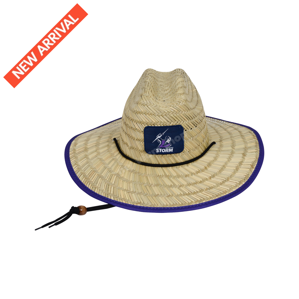 Melbourne Storm Nrl Straw Hat Headwear