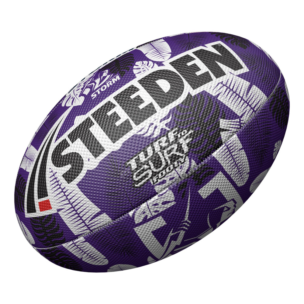 Melbourne Storm ’Turf To Surf’ Nrl Beach Football Football