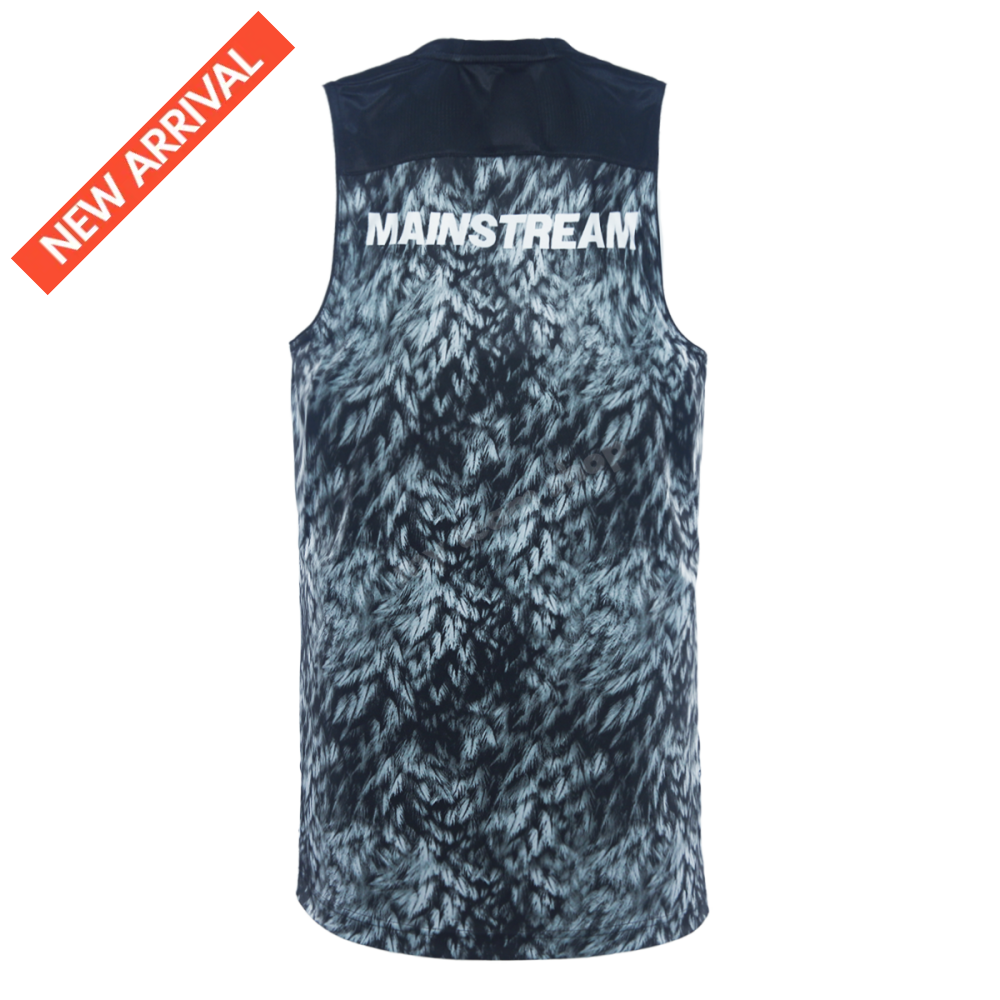 NEW ZEALAND KIWIS 2025 SILVER RUGBY LEAGUE TRAINING SINGLET Rugby Training Singlet