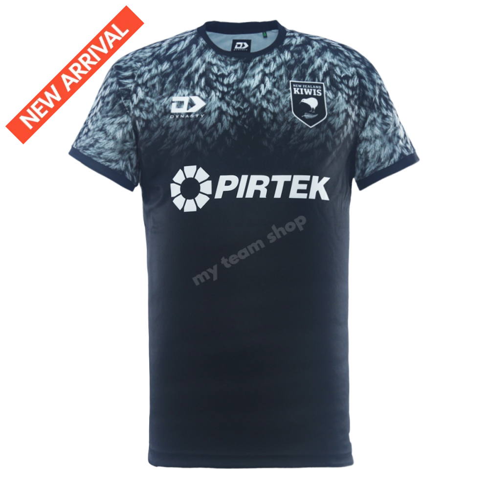 NEW ZEALAND KIWIS 2025 SILVER RUGBY LEAGUE TRAINING TEE Rugby Training Tee