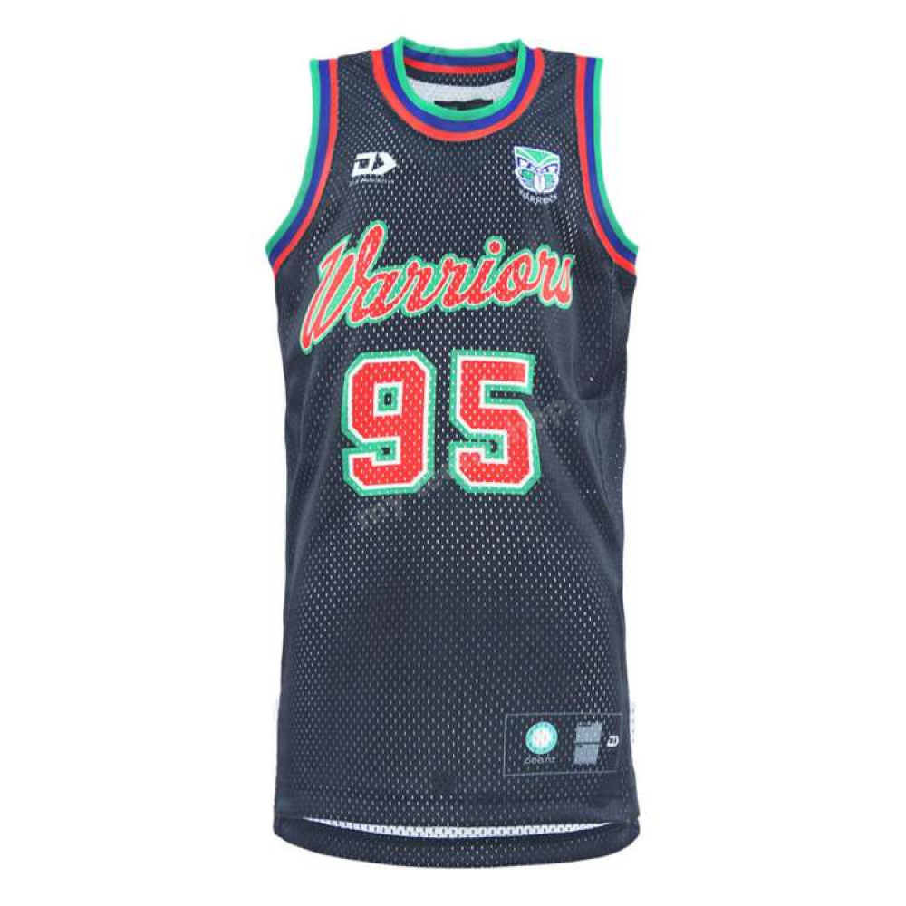 New Zealand Warriors 2025 NRL Basketball Singlet Basketball Singlet