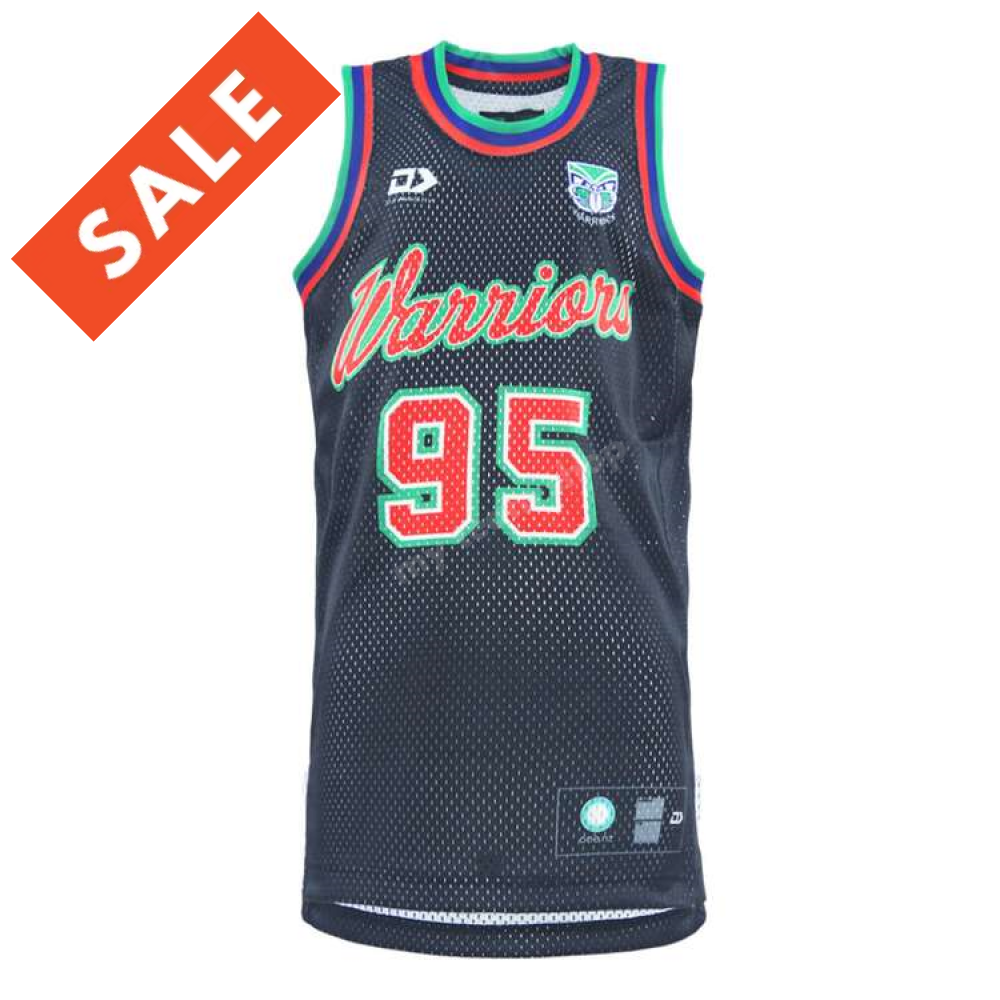 New Zealand Warriors 2025 NRL Basketball Singlet Basketball Singlet