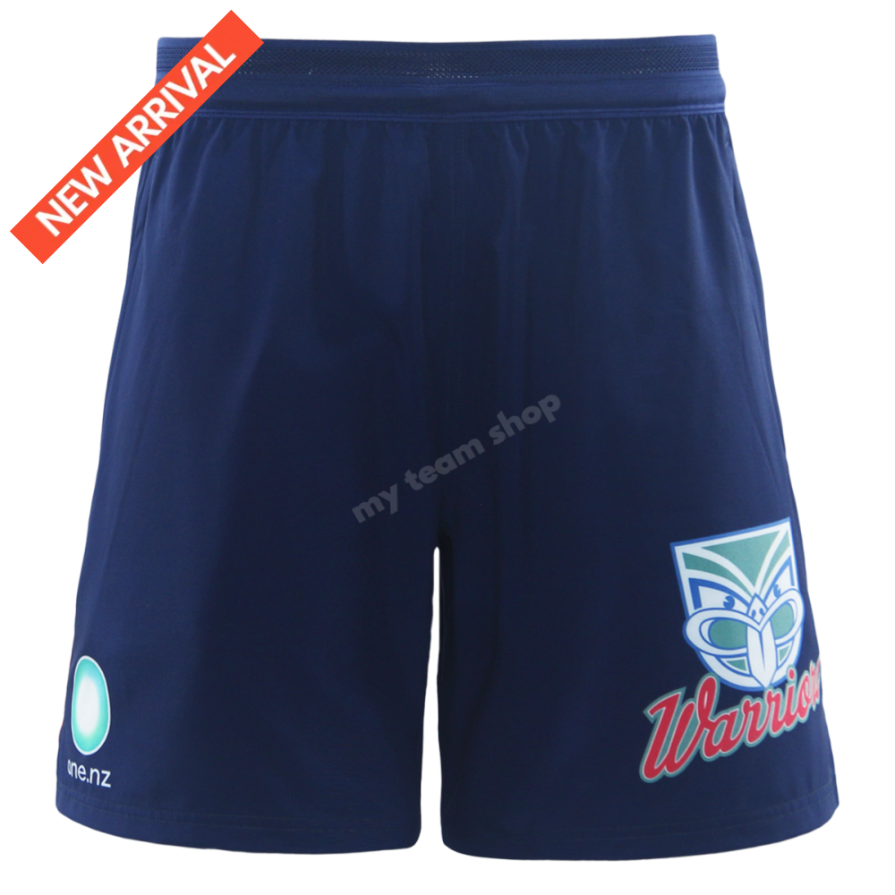 NEW ZEALAND WARRIORS 2026 NRL NAVY GYM SHORTS NRL Shorts
