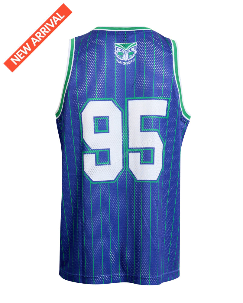 NEW ZEALAND WARRIORS NRL ADULT BASKETBALL SINGLET NRL Basketball Singlet