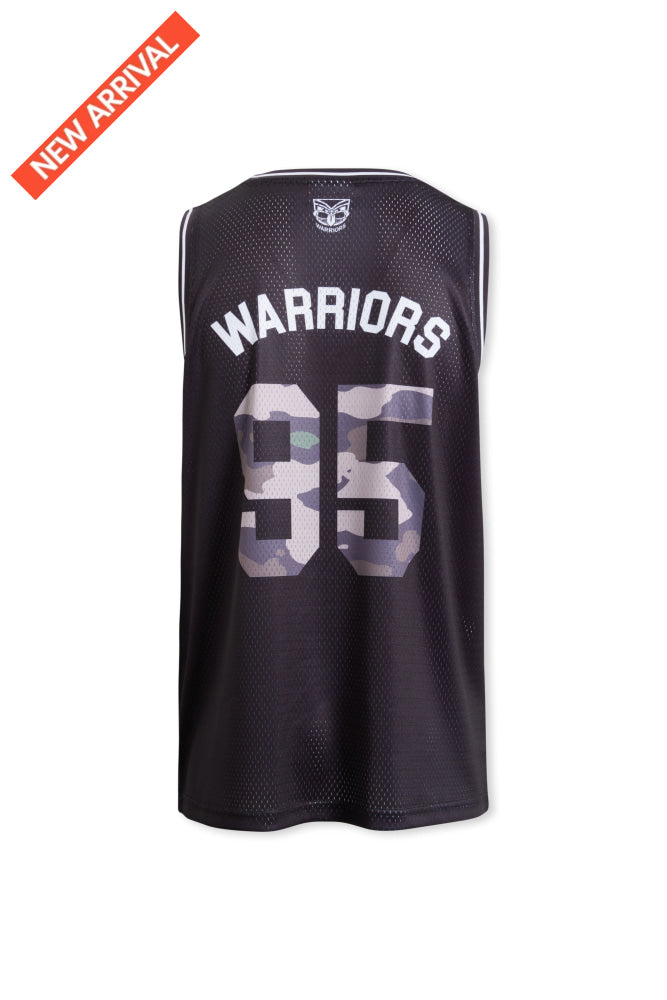 New Zealand Warriors Adult Basketball Tank | My Team Shop