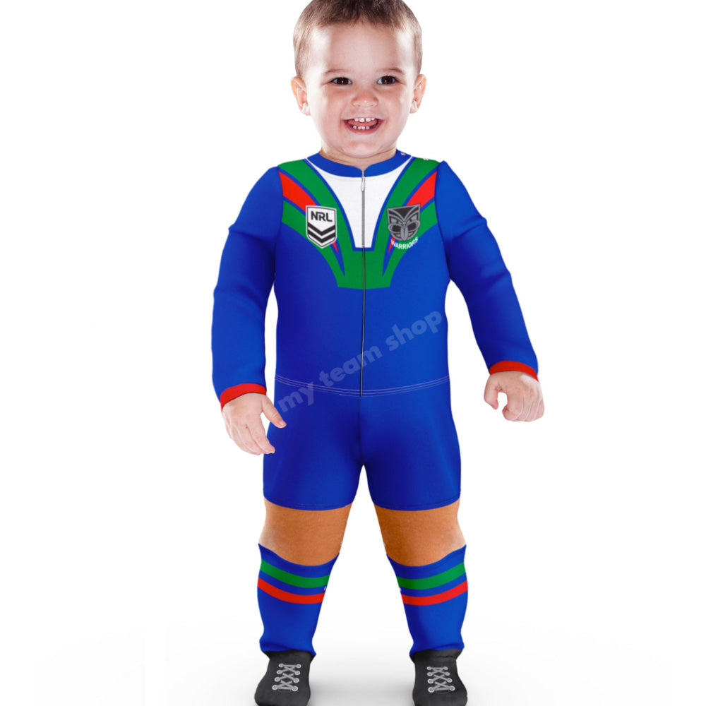 NEW ZEALAND WARRIORS NRL INFANT FOOTYSUIT Infant Footysuit