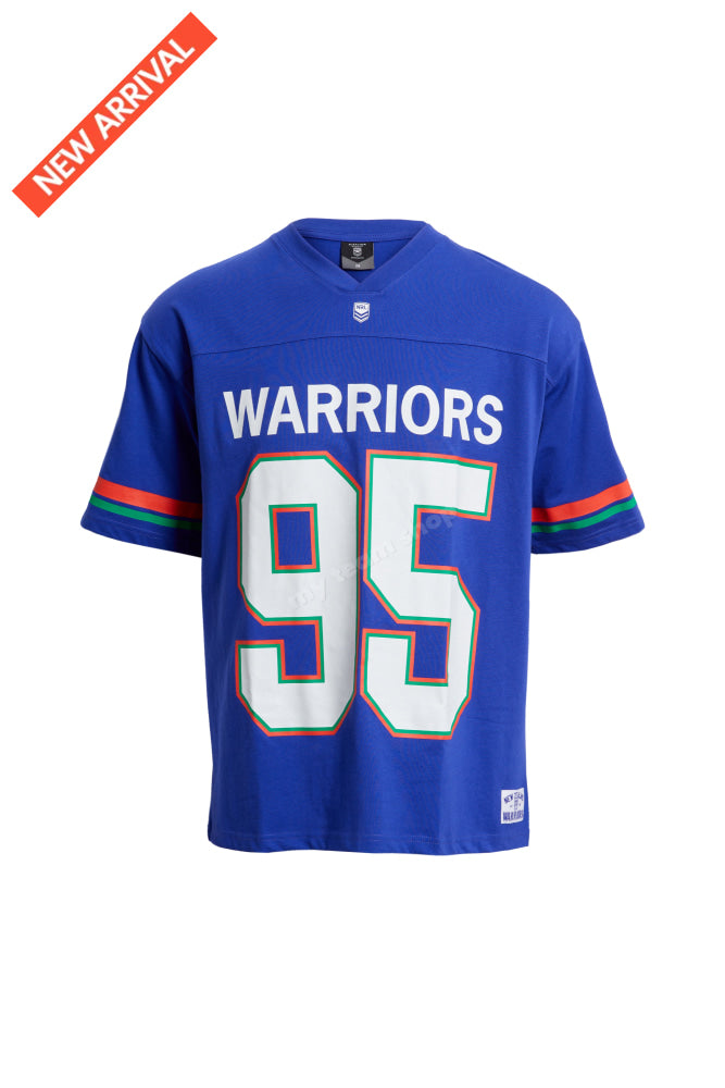 New Zealand Warriors Nrl Oversized Gridiron T-Shirt Gridiron Shirt